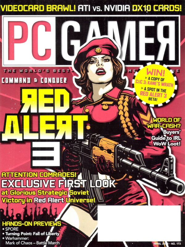 PC Gamer Issue 173 (April 2008) cover